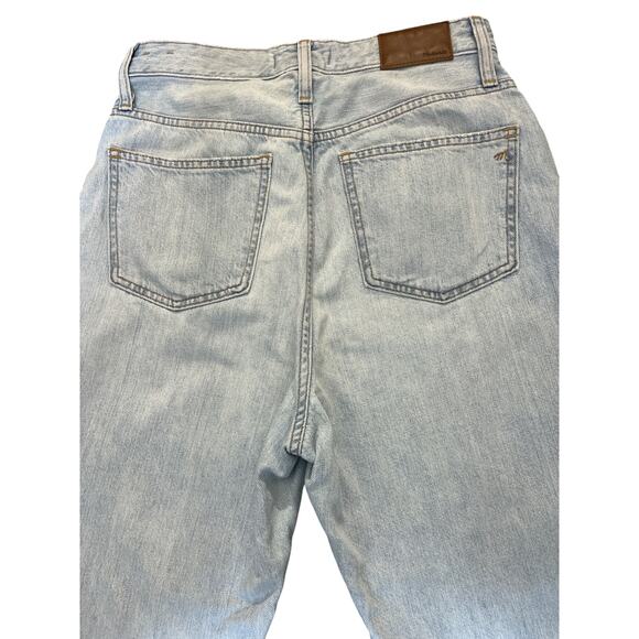 Madewell Curvy Perfect Vintage Jeans Women 26 High Rise Straight Leg Light Wash - Picture 6 of 11